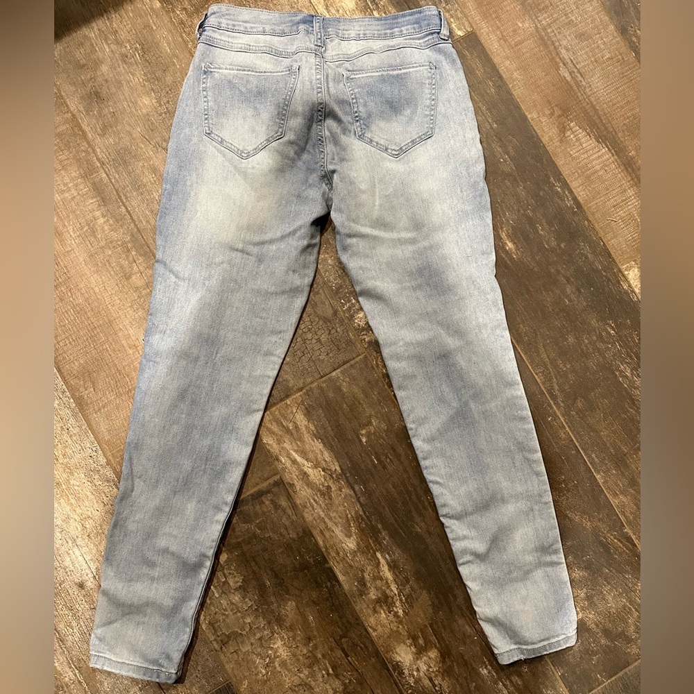 Rewash Ripped-Style Skinny Jeans - Picture 3 of 3